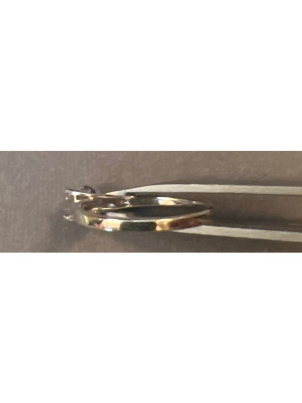 14K Princess-Cut Solitaire Diamond Engagement Ring In White Gold Size 6.5 Riam - Picture 7 of 16